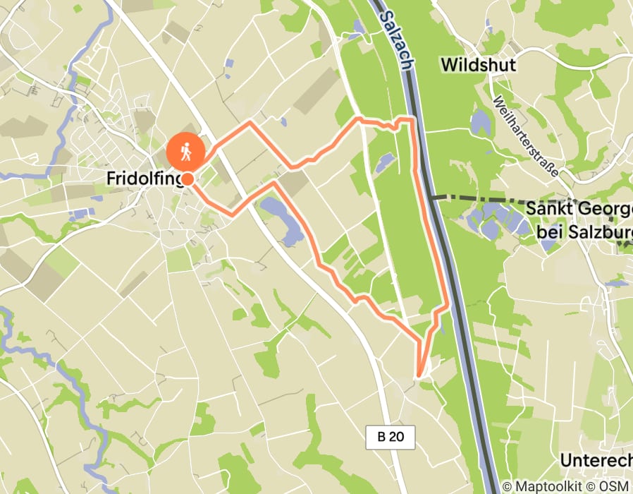 Karte der Tour