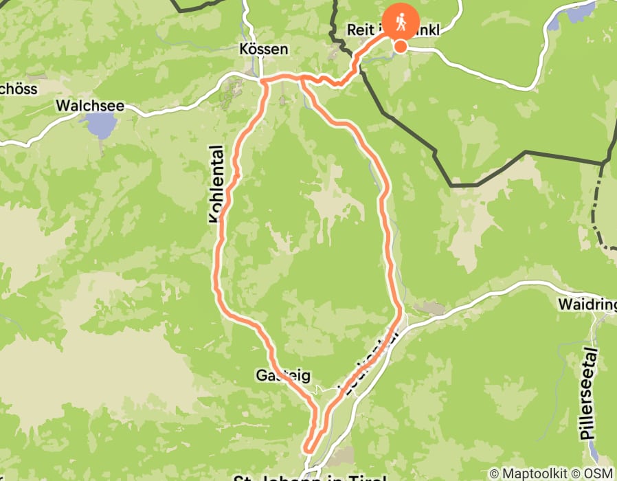 Karte der Tour