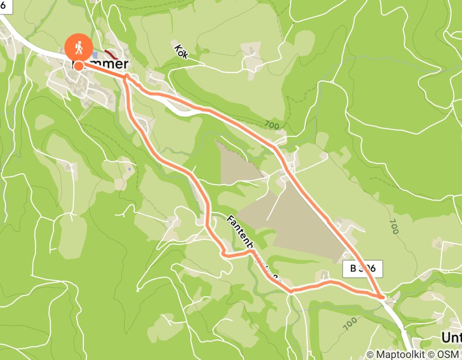 Karte der Tour