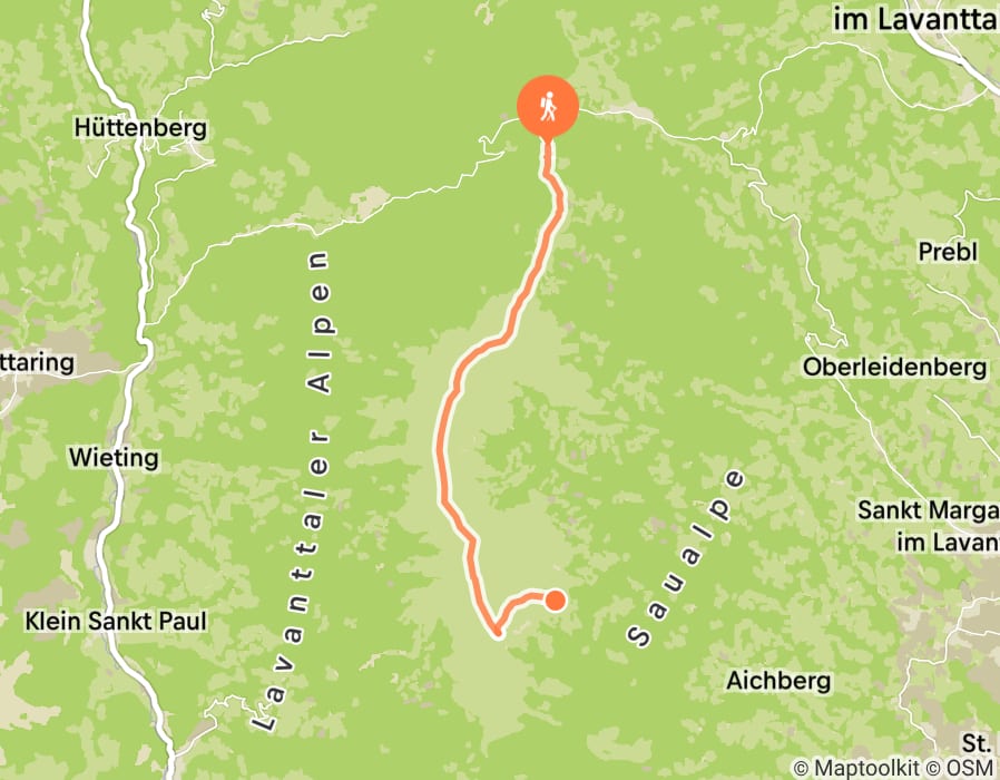 Karte der Tour