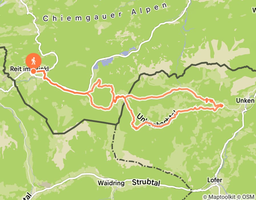 Karte der Tour