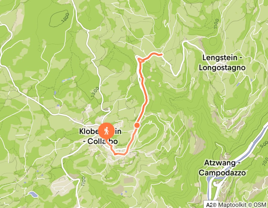 Karte der Tour