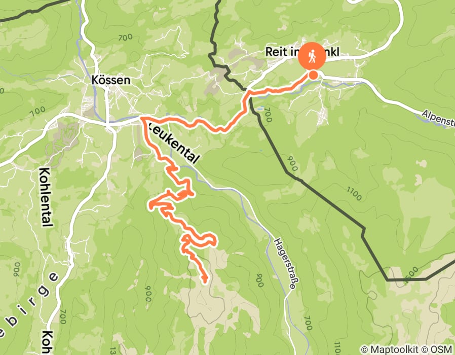 Karte der Tour