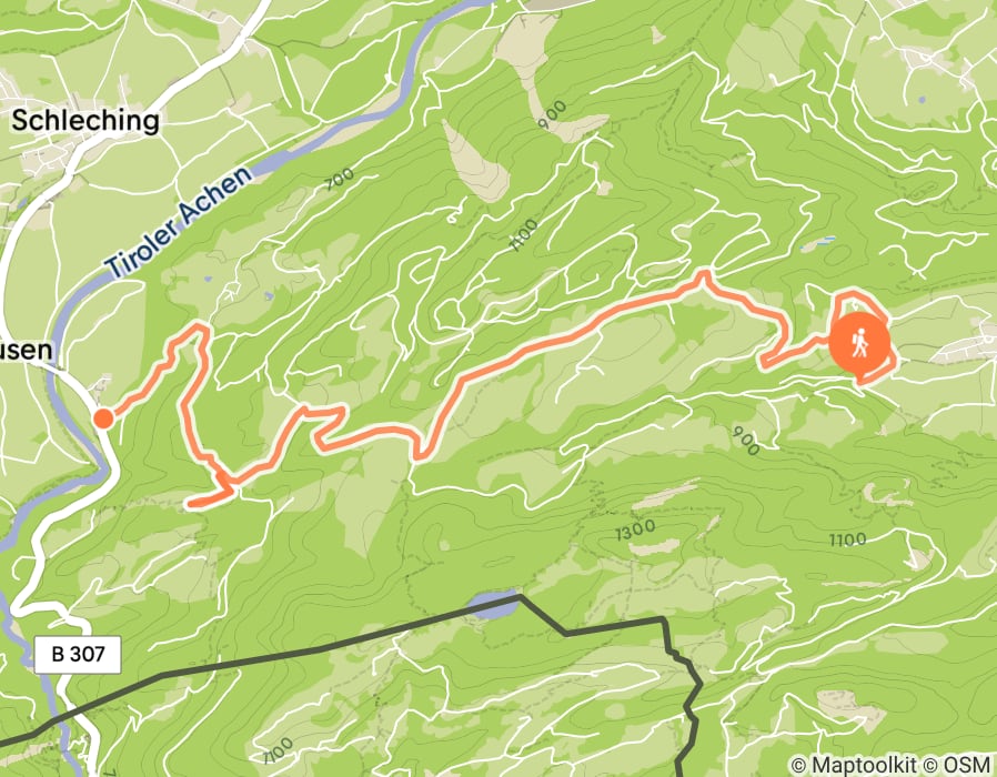 Karte der Tour