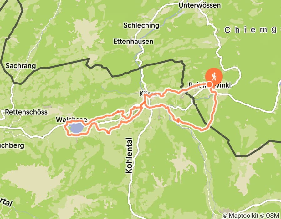 Karte der Tour