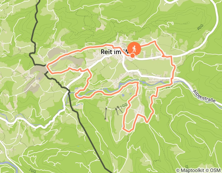 Karte der Tour
