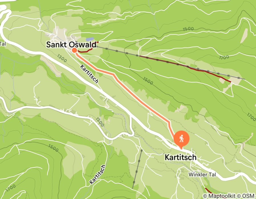 Karte der Tour