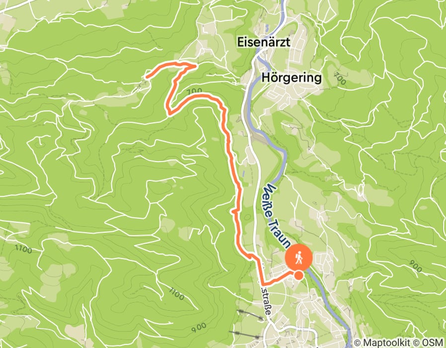 Karte der Tour