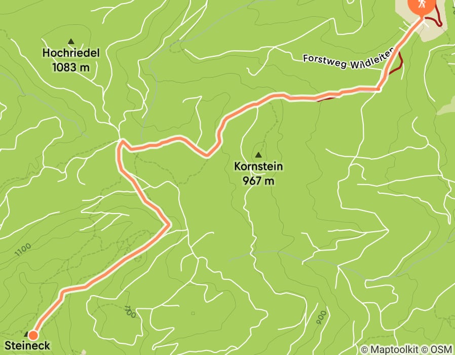 Karte der Tour