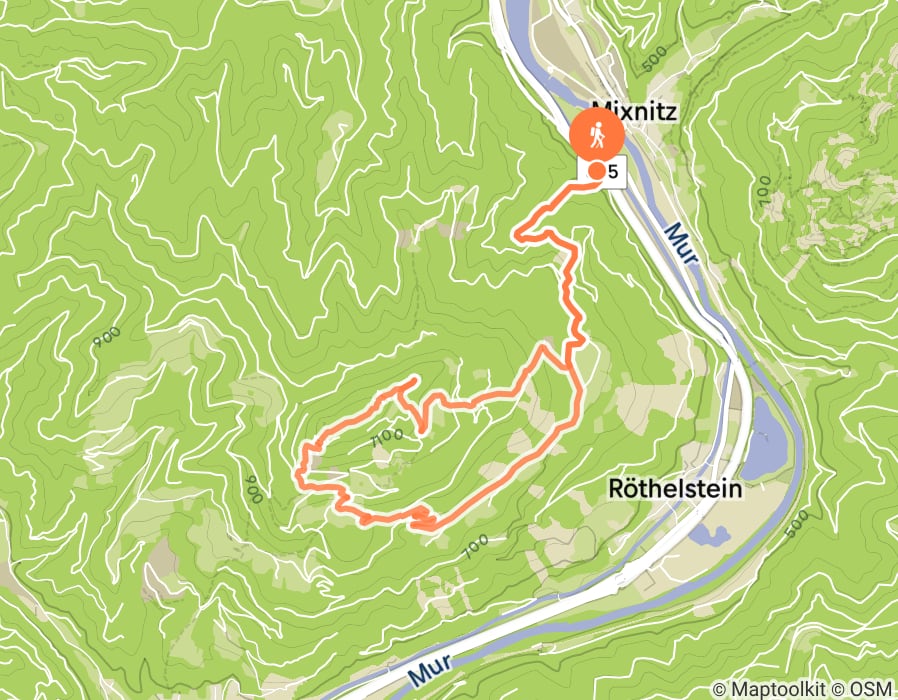 Karte der Tour