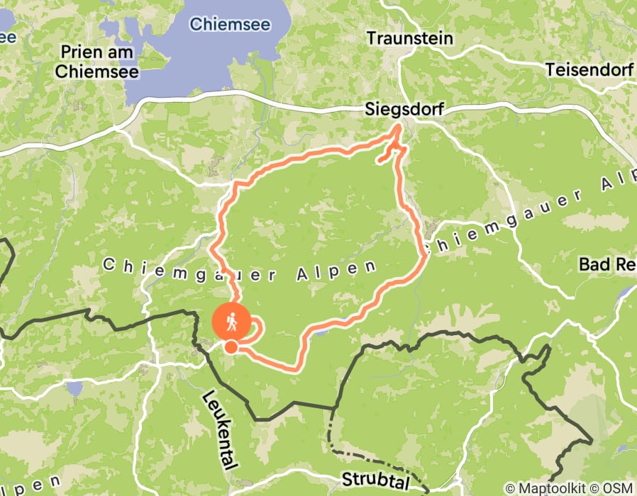 Karte der Tour