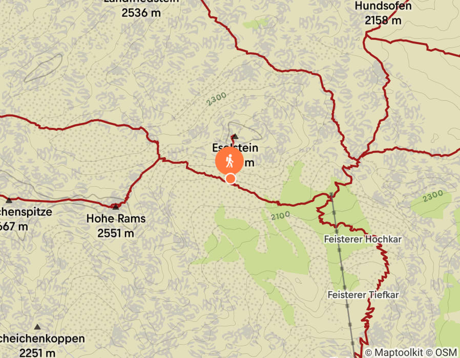 Karte der Tour