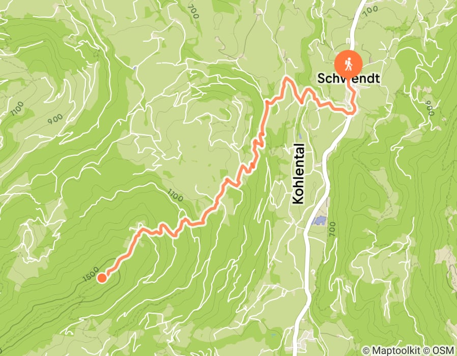 Karte der Tour