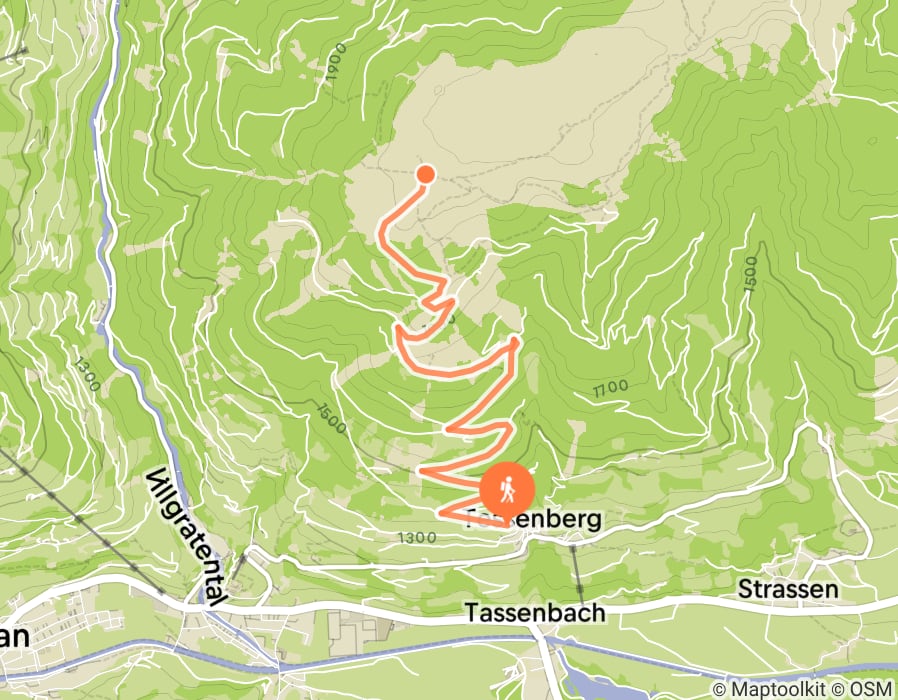Karte der Tour