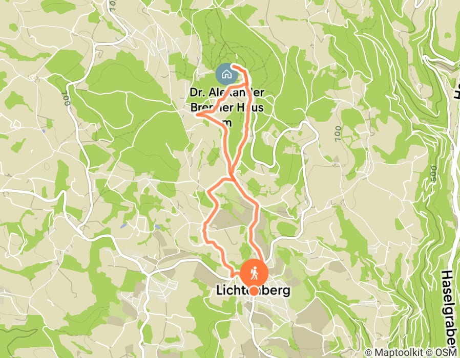 Karte der Tour