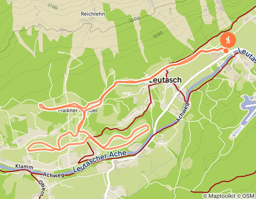 Karte der Tour