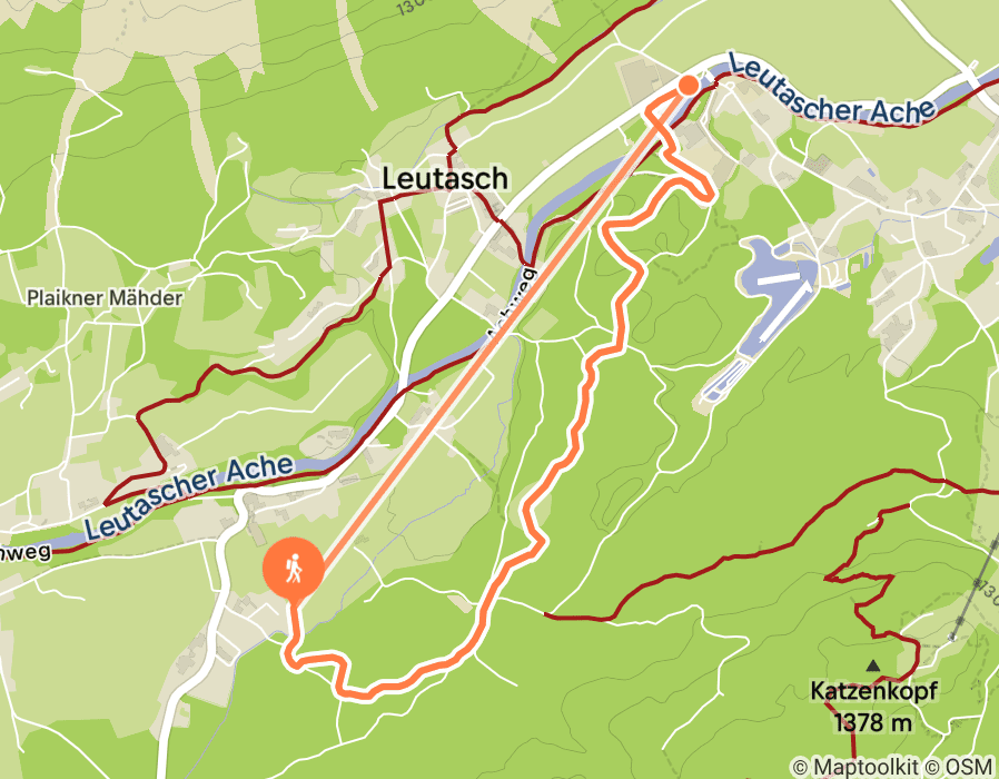 Karte der Tour