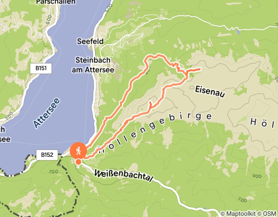 Karte der Tour