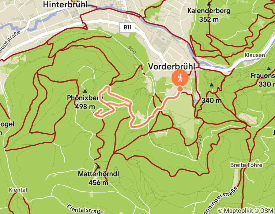 Karte der Tour