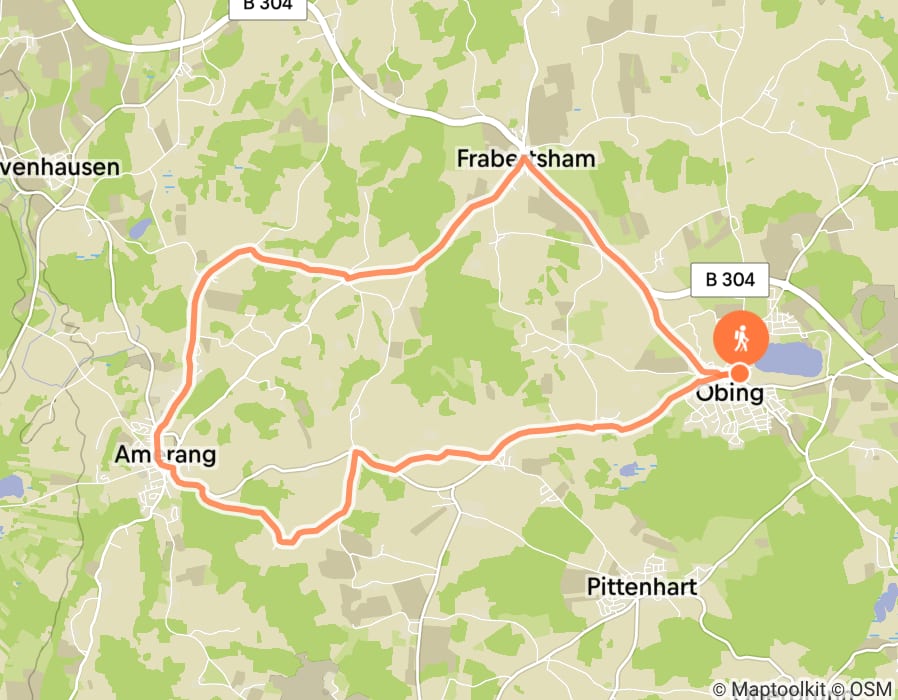 Karte der Tour