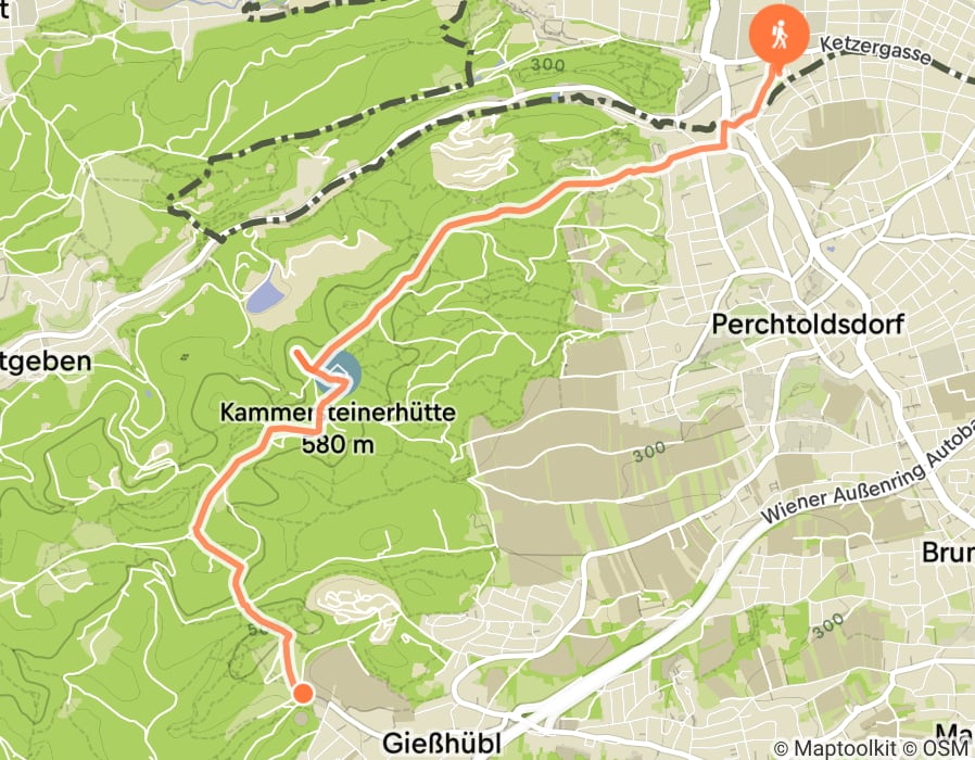 Karte der Tour
