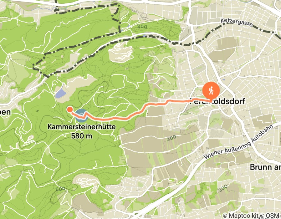 Karte der Tour