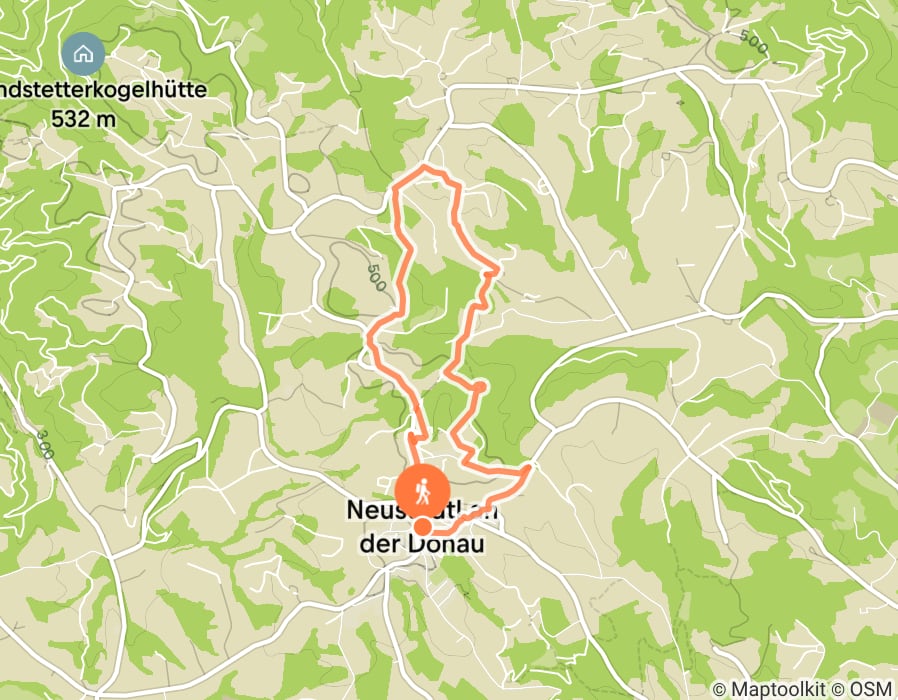 Karte der Tour