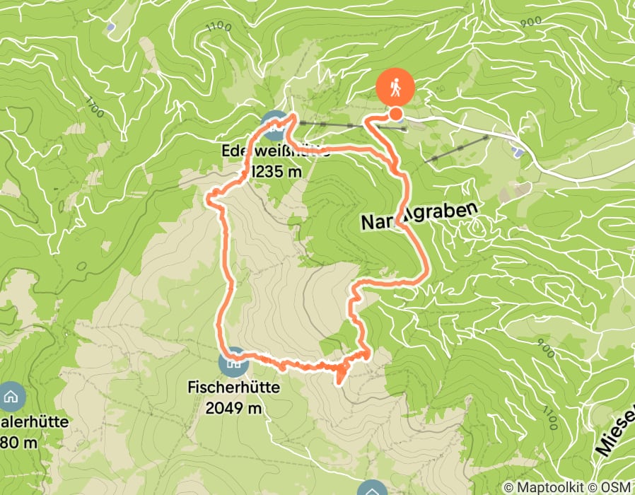 Karte der Tour