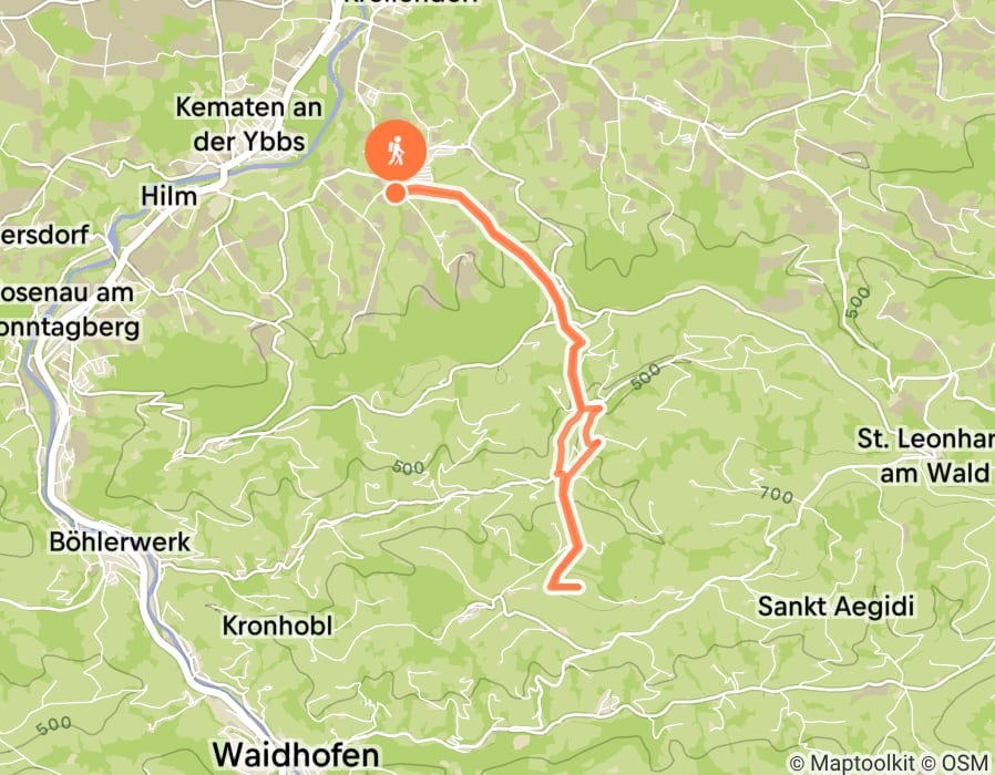 Karte der Tour