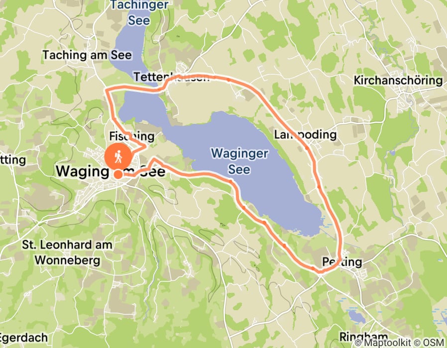 Karte der Tour