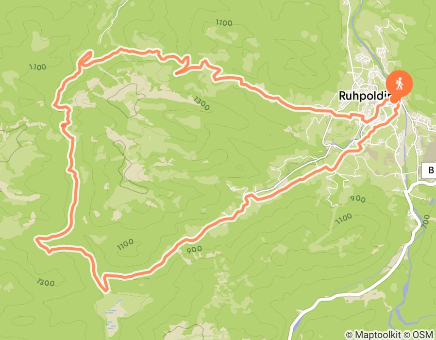 Karte der Tour