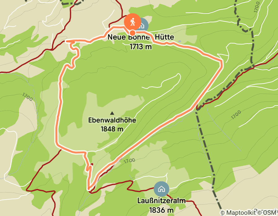 Karte der Tour