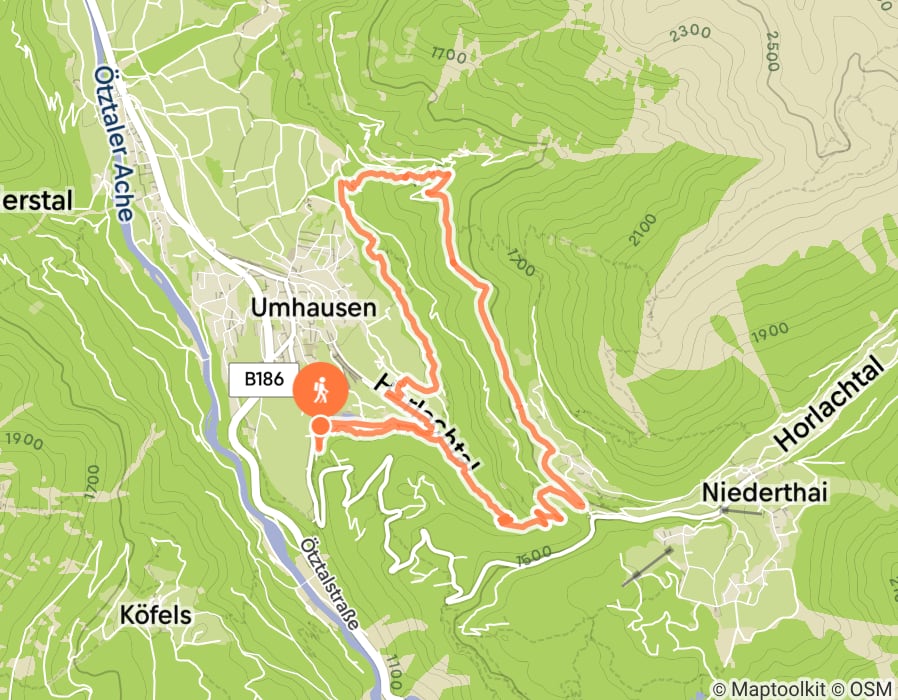 Karte der Tour