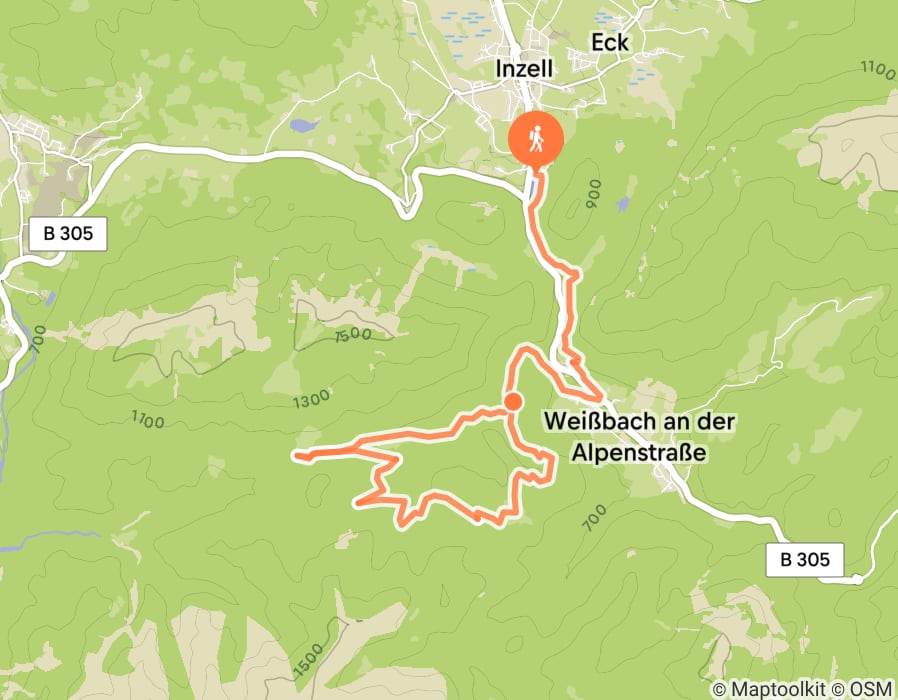 Karte der Tour