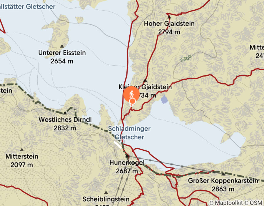 Karte der Tour