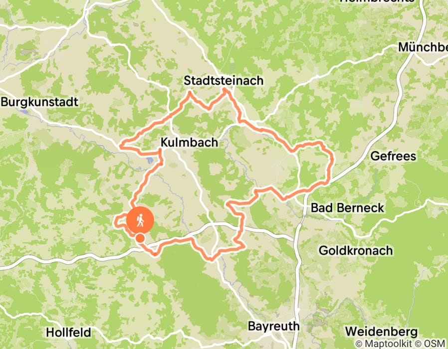 Karte der Tour