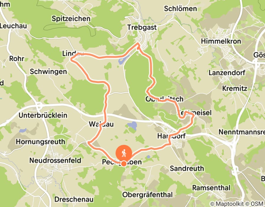 Karte der Tour