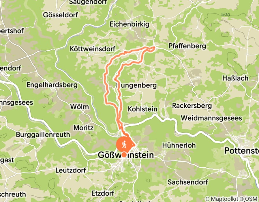 Karte der Tour