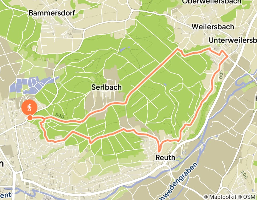 Karte der Tour