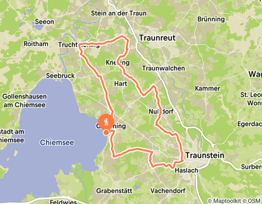 Karte der Tour
