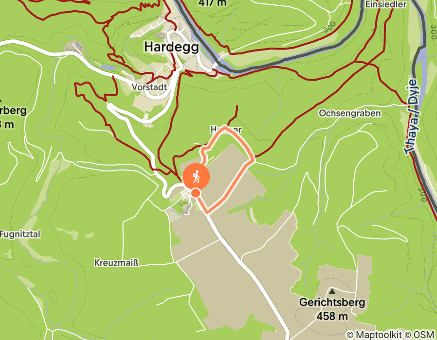 Karte der Tour