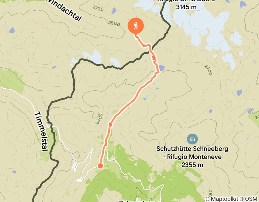 Karte der Tour