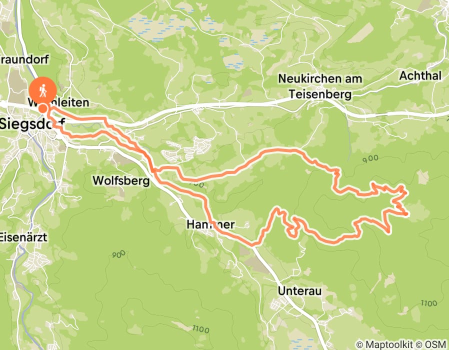 Karte der Tour
