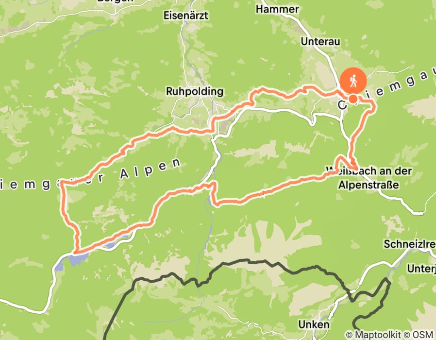 Karte der Tour