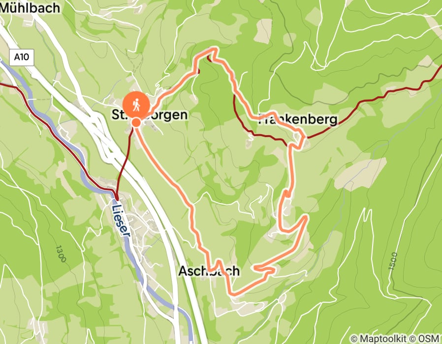 Karte der Tour
