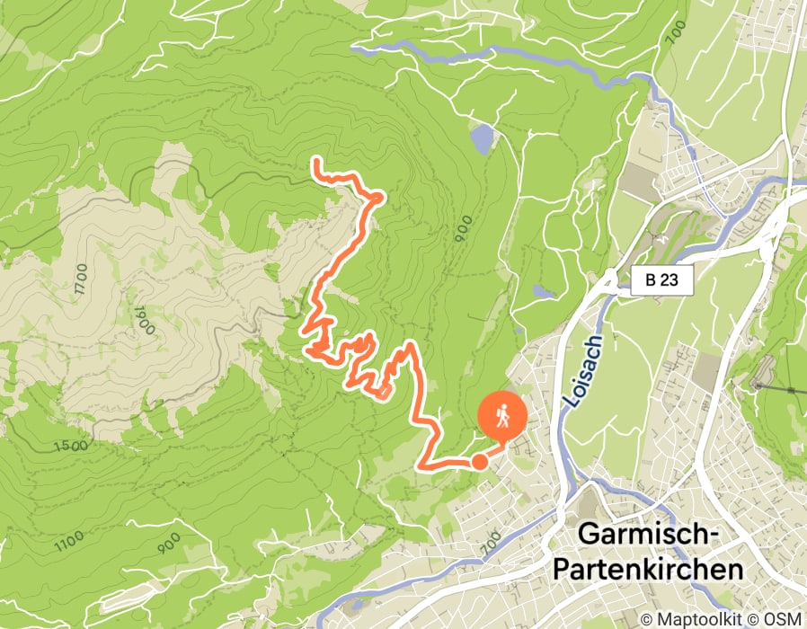 Karte der Tour
