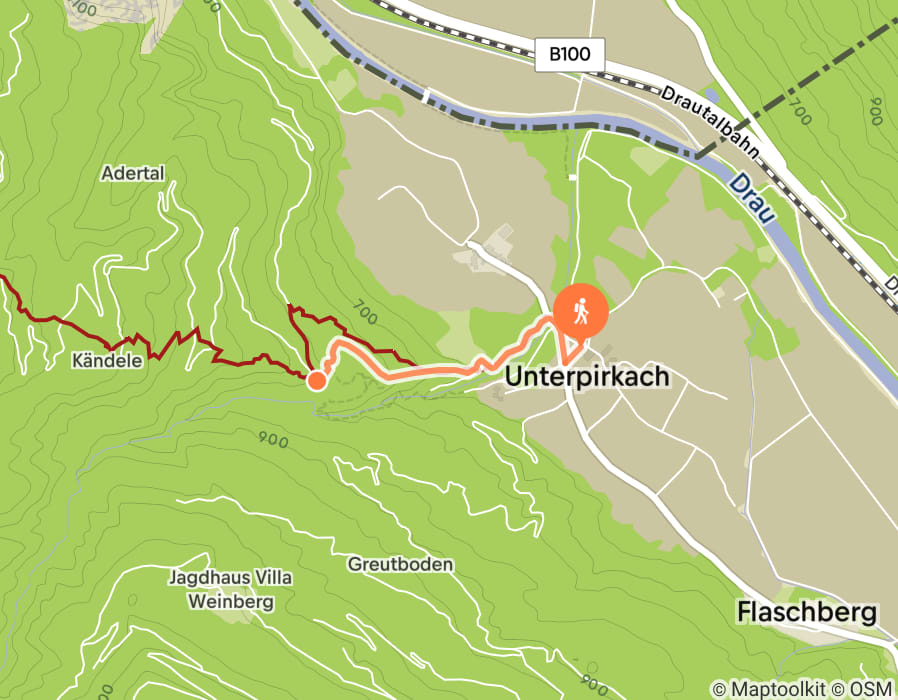 Karte der Tour