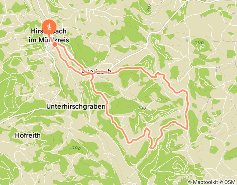 Karte der Tour