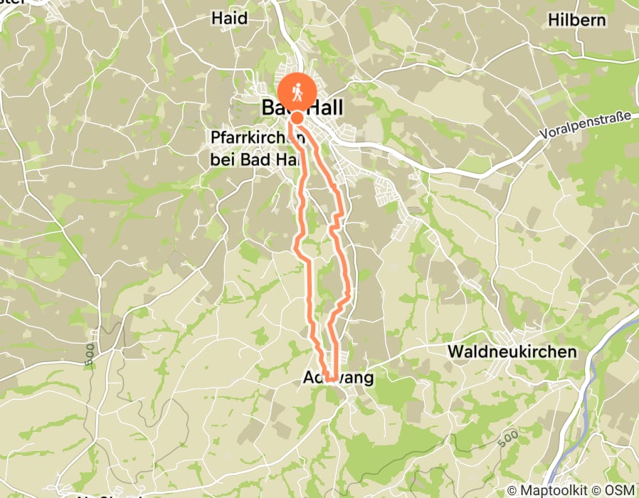 Karte der Tour