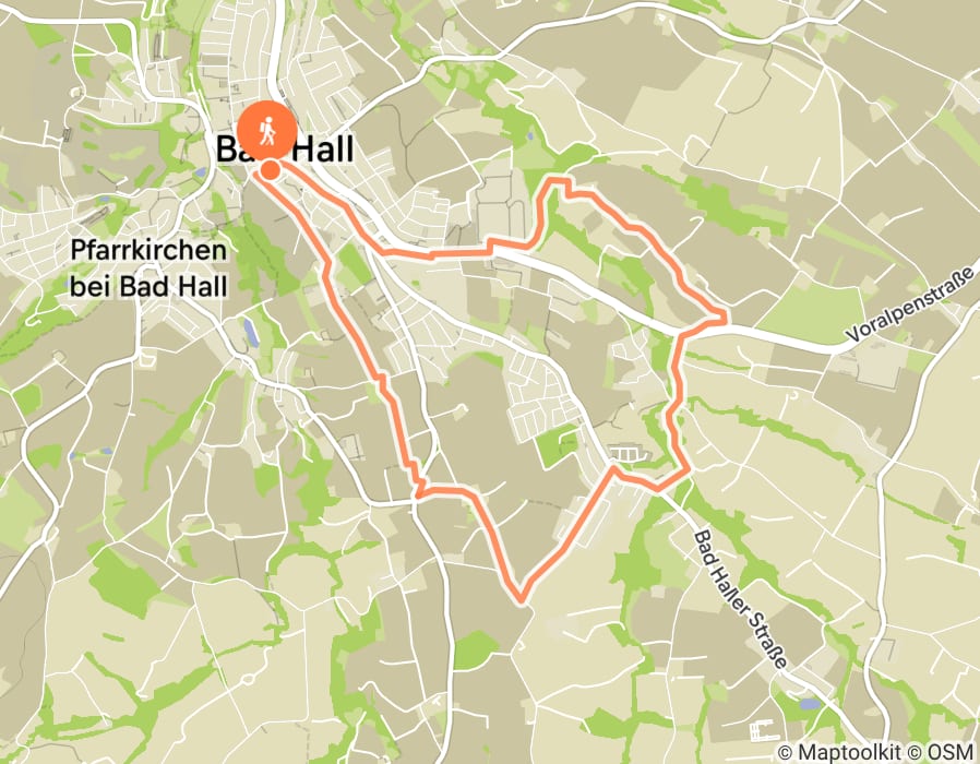Karte der Tour